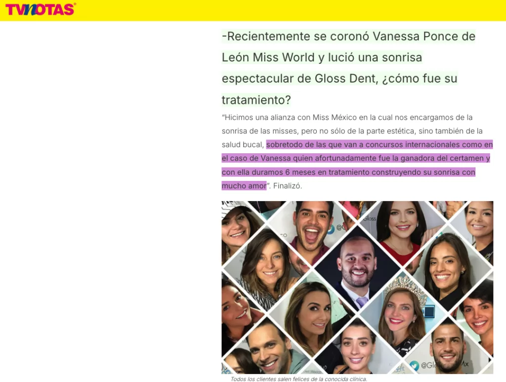 Gloss Dent featured in the press — 3